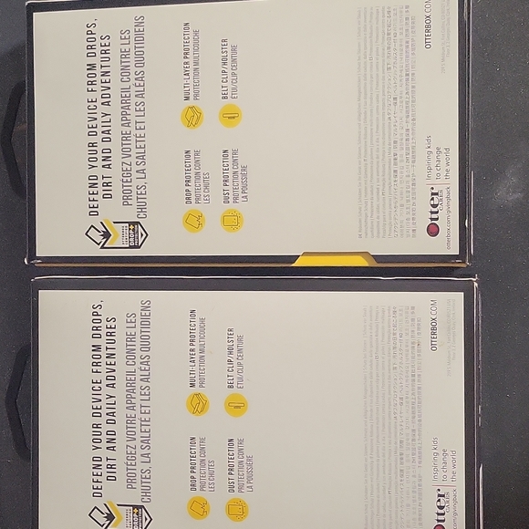 2 unopened new in box black Otter box Defender clips for Samsung galaxy s8 + - Picture 2 of 5